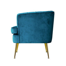 Load image into Gallery viewer, Artiss Armchair Lounge Chair Accent Armchair Velvet Navy Blue
