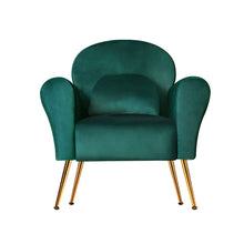 Load image into Gallery viewer, Artiss Armchair Lounge Chair Accent Armchair Green Velvet
