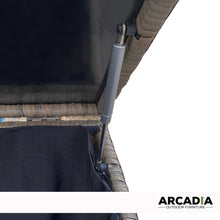 Load image into Gallery viewer, Arcadia Furniture Outdoor Rattan Storage Box Garden Toy Tools Shed UV Resistant - Oatmeal

