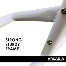 Load image into Gallery viewer, Outdoor Swing Rocking Egg Chair Pod Curved - Brown and Grey by Arcadia
