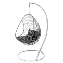 Load image into Gallery viewer, White Outdoor Rocking Egg Chair Swing Lounge Hammock Pod

