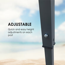 Load image into Gallery viewer, Arcadia Gazebo 3 x 3 Metre Canopy Navy Portable Pop Up Outdoor Beach
