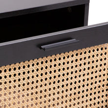 Load image into Gallery viewer, Casa Decor Tulum Rattan Coffee Table Storage Drawer Furniture Wooden Black
