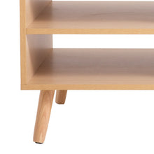 Load image into Gallery viewer, Casa Decor Santiago Rattan Coffee Table Storage Drawer Furniture Wooden Oak
