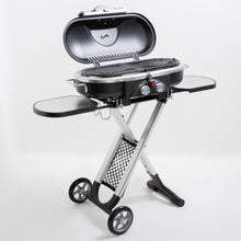 Load image into Gallery viewer, Havana Outdoors BBQ Mate Premium Portable Gas Grill LPG Twin Grill Outdoor Black

