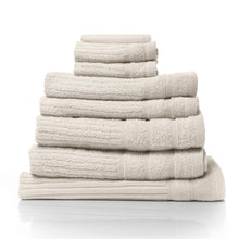 Load image into Gallery viewer, Royal Comfort Eden Egyptian Cotton 600GSM 8 Piece Luxury Bath Towels Set - Beige
