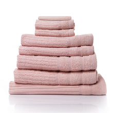 Load image into Gallery viewer, Royal Comfort Eden Egyptian Cotton 600GSM 8 Piece Luxury Bath Towels Set - Blush
