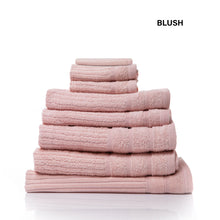 Load image into Gallery viewer, Royal Comfort Eden Egyptian Cotton 600GSM 8 Piece Luxury Bath Towels Set - Blush
