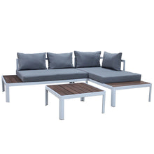 Load image into Gallery viewer, Milano 3pc Outdoor Furniture Lounge Sofa Set Poolside Deck Patio Setting Garden
