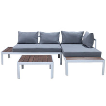 Load image into Gallery viewer, Milano 3pc Outdoor Furniture Lounge Sofa Set Poolside Deck Patio Setting Garden
