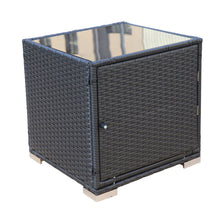 Load image into Gallery viewer, Milano Outdoor 3pc Sun Lounge Pool Bed Deck Rattan Chair Adjustable Furniture
