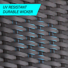 Load image into Gallery viewer, Milano Outdoor 3pc Sun Lounge Pool Bed Deck Rattan Chair Adjustable Furniture
