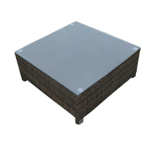 Load image into Gallery viewer, Milano 7 Piece Wicker Rattan Sofa Set Oatmeal Grey Outdoor Lounge Furniture
