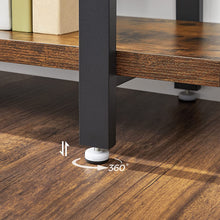 Load image into Gallery viewer, Bookshelf 5-Tier Industrial Stable Bookcase Rustic Brown and Black
