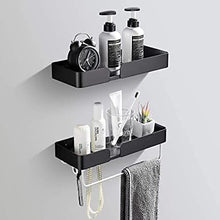 Load image into Gallery viewer, Bathroom 2-Tier Shelves Shower Caddy Wall for Kitchen Toilet Drilling
