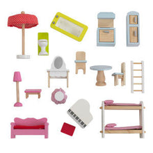Load image into Gallery viewer, Doll Cottage with Furniture for kids (Model 1)
