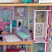 Load image into Gallery viewer, Dollhouse with Furniture for kids 120 x 88 x 40 cm (Model 3)
