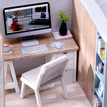 Load image into Gallery viewer, Dollhouse Miniature with Furniture Kit Plus Dust Proof and Music Movement - Cozy time
