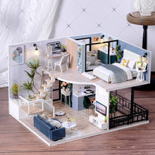 Load image into Gallery viewer, Dollhouse Miniature with Furniture Kit Plus Dust Proof and Music Movement - Cozy time
