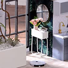 Load image into Gallery viewer, Dollhouse Miniature with Furniture Kit Plus Dust Proof and Music Movement - Cozy time  (Valentine&#39;s Day Gift Idea)
