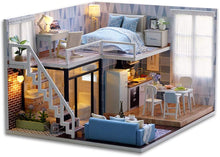 Load image into Gallery viewer, Dollhouse Miniature with Furniture Kit Plus Dust Proof and Music Movement - Valentine&#39;s Day Gift Idea
