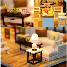 Load image into Gallery viewer, Dollhouse Miniature with Furniture Kit Plus Dust Proof and Music Movement - M9 (1:24 Scale Creative Room Idea)
