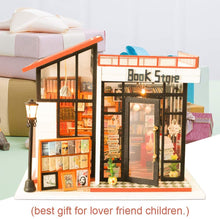 Load image into Gallery viewer, Dollhouse Miniature with Furniture Kit Plus Dust Proof and Music Movement - M10 (1:24 Scale Creative Room Idea)
