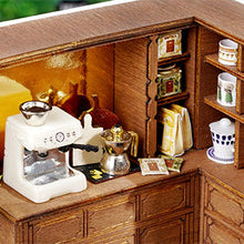 Load image into Gallery viewer, Dollhouse Miniature with Furniture Kit Plus Dust Proof and Music Movement - Forest Tea Shop
