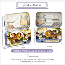 Load image into Gallery viewer, Box Theatre Doll House Furniture Miniature, 1:24 Dollhouse Kit for Kids (in Winter)
