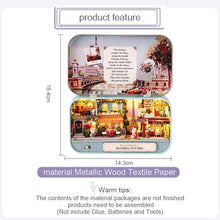 Load image into Gallery viewer, Box Theatre Doll House Furniture Miniature, 1:24 Dollhouse Kit for Kids (Roaming in Paris)
