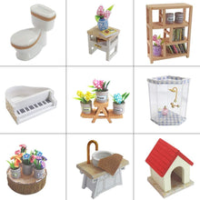 Load image into Gallery viewer, Dollhouse Miniature with Furniture Kit Plus Dust Proof and Music Movement - Chinese Style Courtyard (1:24 Scale Creative Room Idea)
