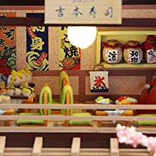 Load image into Gallery viewer, Dollhouse Miniature with Furniture Kit Plus Dust Proof and Music Movement - Asia (1:24 Scale Creative Room Idea)
