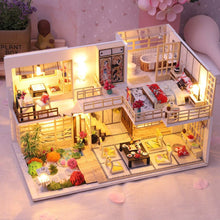 Load image into Gallery viewer, Dollhouse Miniature with Furniture Kit Plus Dust Proof and Music Movement - Japanese Apartment (1:24 Scale Creative Room Idea)
