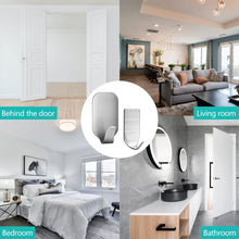 Load image into Gallery viewer, 23 Pieces Stainless Steel Waterproof Self Adhesive Dual Wall Hooks for Bathroom, Bedroom and Kitchen
