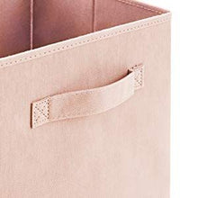 Load image into Gallery viewer, Pack of 6 Foldable Fabric Basket Bin Storage Cube for Nursery, Office and Home Decor (Pink)
