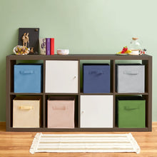 Load image into Gallery viewer, Pack of 6 Foldable Fabric Basket Bin Storage Cube for Nursery, Office and Home Decor (Pink)
