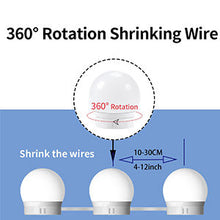 Load image into Gallery viewer, Hollywood Vanity Style LED Makeup Lights Mirror with 3 Color Modes Lights with 10 Dimmable Bulbs (Mirror Not Include)
