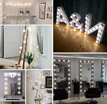 Load image into Gallery viewer, Hollywood Vanity Style LED Makeup Lights Mirror with 3 Color Modes Lights with 10 Dimmable Bulbs (Mirror Not Include)
