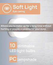 Load image into Gallery viewer, Hollywood Vanity Style LED Makeup Lights Mirror with 3 Color Modes Lights with 10 Dimmable Bulbs (Mirror Not Include)
