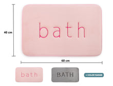 Load image into Gallery viewer, Extra Thick Memory Foam &amp; Super Comfort Bath Rug Mat for Bathroom (60 x 40 cm, Pink)
