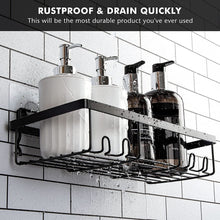 Load image into Gallery viewer, 2 Pack Adhesive Stainless Steel Shower Caddy Shelf Organizer with 2 Soap Dishes for Bathroom
