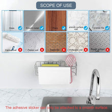 Load image into Gallery viewer, 3-in-1 Adhesive Stainless Steel Sink Caddy Organizer Storage for Kitchen  Rustproof
