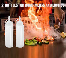 Load image into Gallery viewer, BBQ Griddle Accessories Kit with Heavy Duty Scraper Spatula Turner and Bottles (5pcs)
