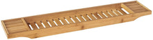 Load image into Gallery viewer, Bamboo Bath Caddy, Tray,Organiser Natural
