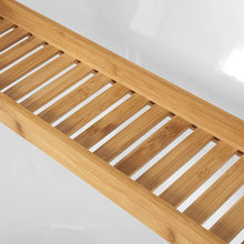 Load image into Gallery viewer, Bamboo Bath Caddy, Tray,Organiser Natural
