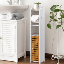 Load image into Gallery viewer, Toilet Paper Roll Holder for Bathroom with roller (Bamboo, 76cm)
