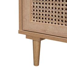 Load image into Gallery viewer, Natura Rattan TV Stand Entertainment Unit With 2 Doors &amp; Shelves
