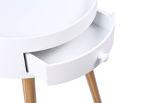 Load image into Gallery viewer, Ezeenq Tray Top Bedside Table Side Table Bedroom Modern Furniture Set of 2
