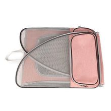 Load image into Gallery viewer, Pet Carrier Bag Cat Dog Breathable Double Shoulder Backpack Travel Outdoor Pink
