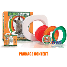 Load image into Gallery viewer, Cat Toilet Training System 3 Step Litter Kwitter Pet Training DVD Instruction
